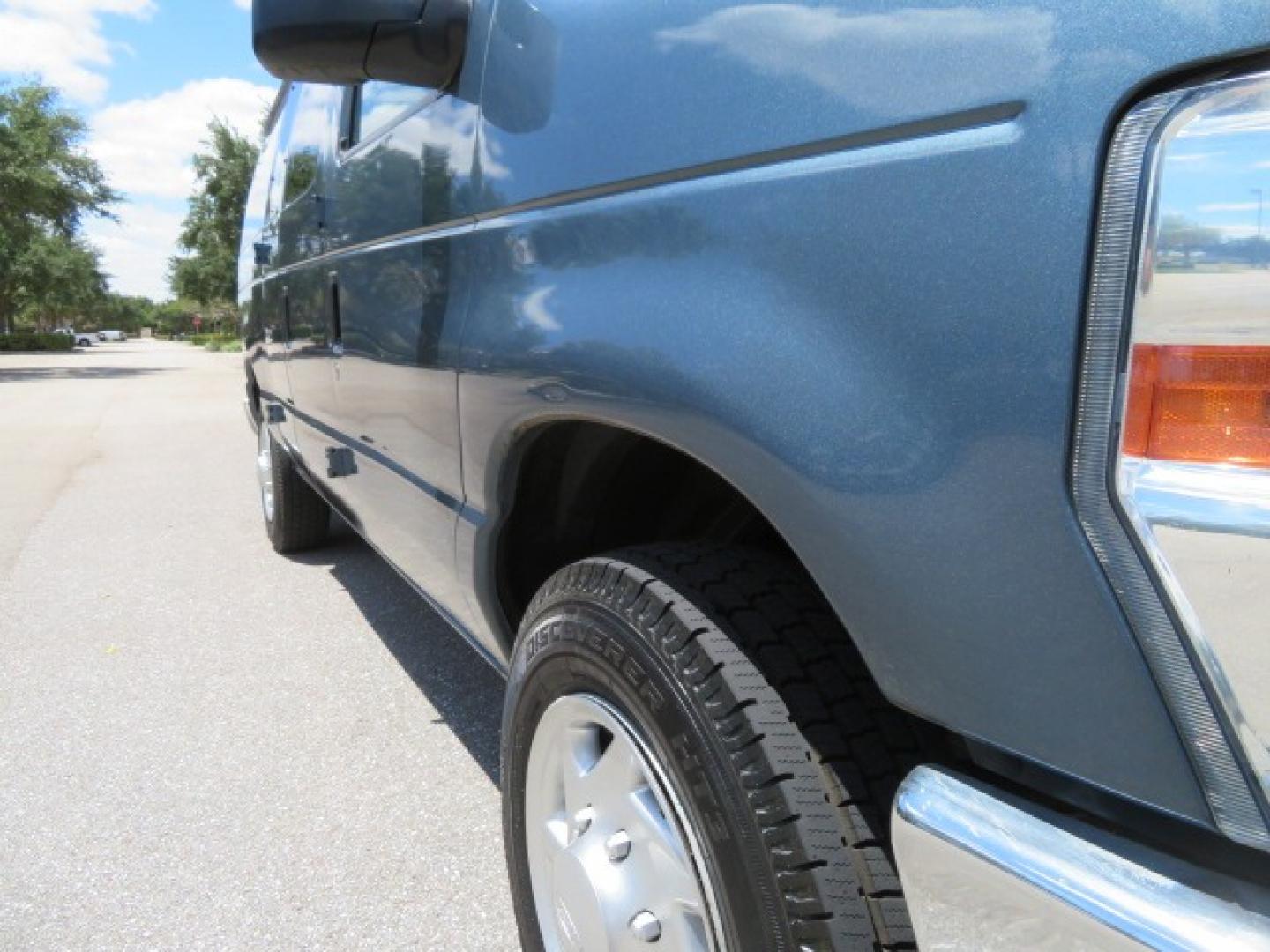 2013 Dark Blue /Gray Ford E-Series Wagon XLT (1FMNE1BW4DD) with an 4.6L V8 engine, Automatic transmission, located at 4301 Oak Circle #19, Boca Raton, FL, 33431, (954) 561-2499, 26.388861, -80.084038 - You are looking at a Gorgeous 2013 Ford E150 XLT Handicap Wheelchair Conversion Van with 22K Original Miles, Tie Down System, Power Electric VMI Side Entry Wheelchair Lift, Back Up Camera, Factory Navigation and Much Much More. This van is Awesome. This is a Nice Rust Free Van with a Clean Carfax, C - Photo#27